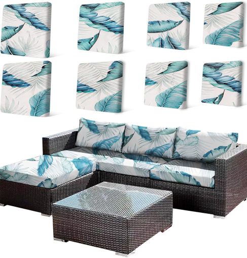 Spritzwasserfeste Terrassenkissenbezüge 4/8 Stück | 50% RABATT - Image 43