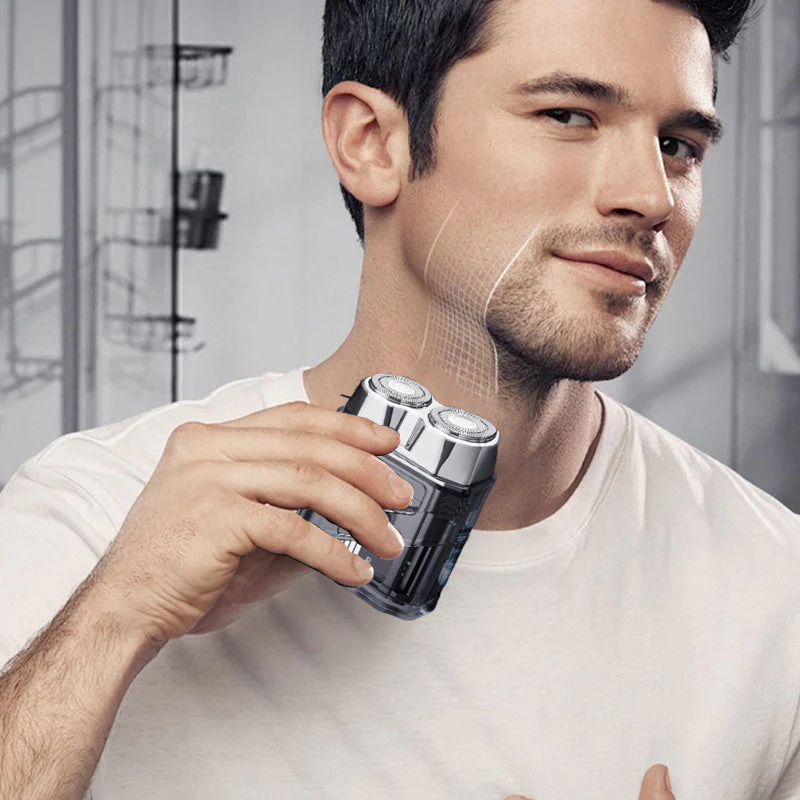 ShavePro – Transparenter Mini Elektrorasierer (IPX7 Wasserdicht) - Image 8