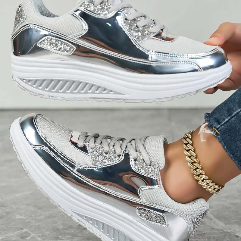 ShineStep™ – Glitzernde Plateau-Sneaker mit Komfort | 50% RABATT - Image 10