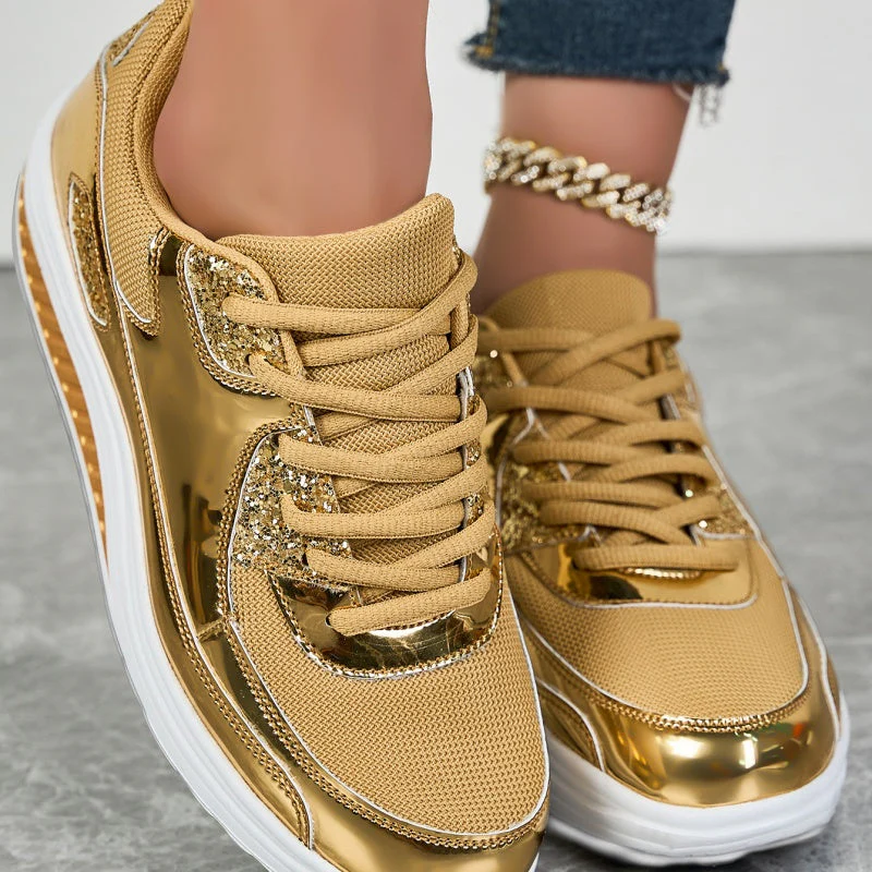 ShineStep™ – Glitzernde Plateau-Sneaker mit Komfort | 50% RABATT - Image 5