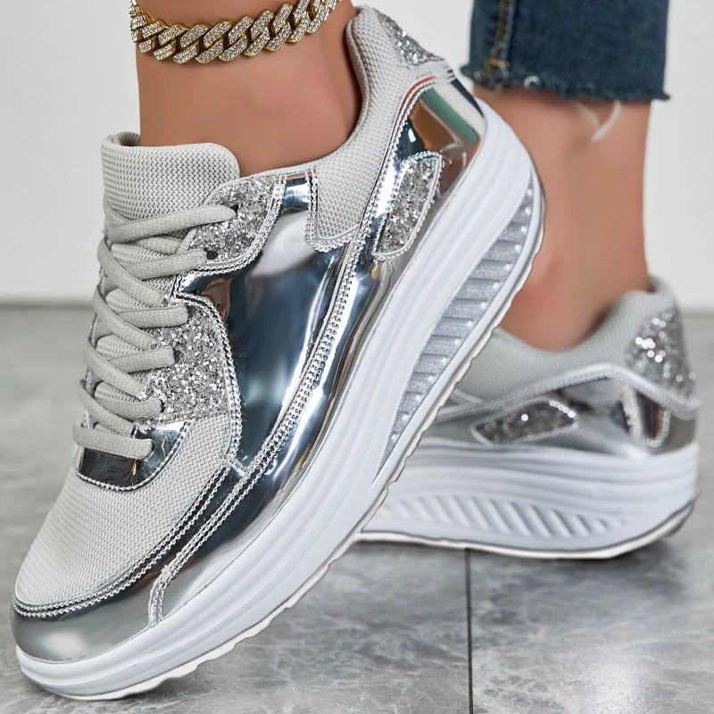 ShineStep™ – Glitzernde Plateau-Sneaker mit Komfort | 50% RABATT - Image 8