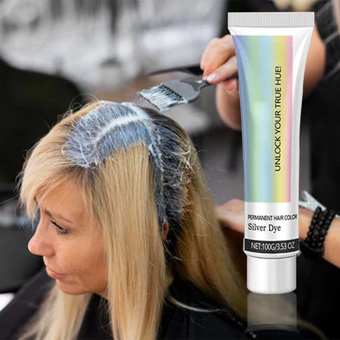 SilverLuxe - Silver Essence Haarfärbemittel - Kühnes, natürliches Glänzen | 1+1 GRATIS - Image 4