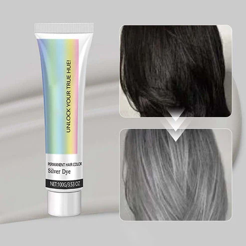 SilverLuxe - Silver Essence Haarfärbemittel - Kühnes, natürliches Glänzen | 1+1 GRATIS - Image 5