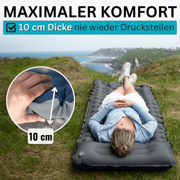 SleepCamp - Schnell aufblasbare Matratze mit integriertem Kissen | 50% RABATT - Image 2