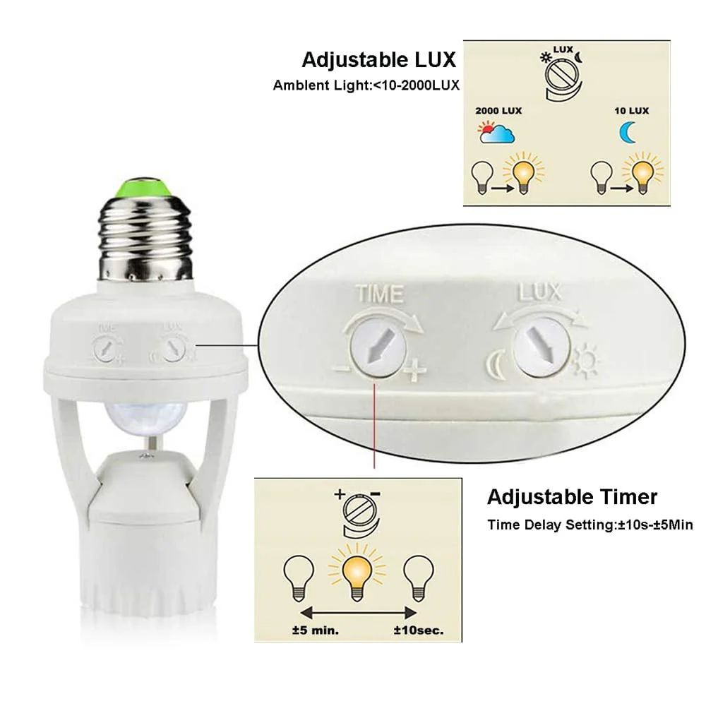 SmartSense™ – Bewegungsaktivierte E27-Lampenfassung | 1+1 GRATIS - Image 7