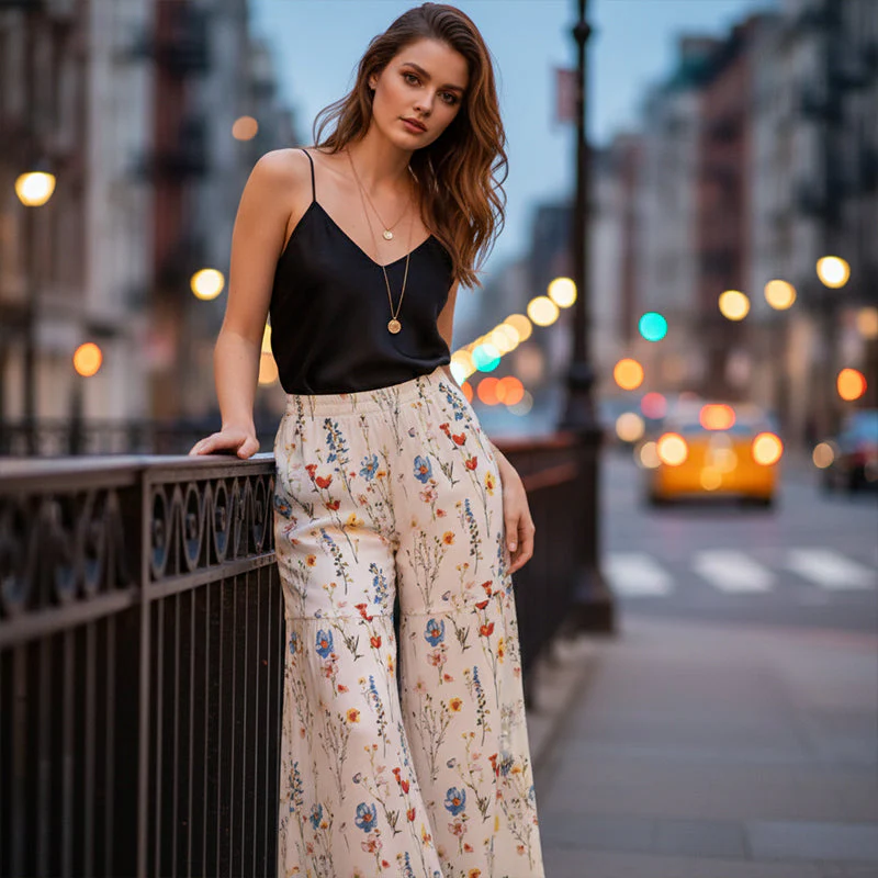Lunara — Weite Blumenhose | 50% RABATT - Image 2
