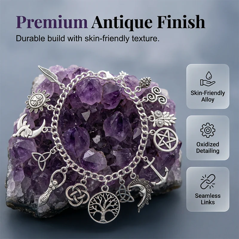 SoulSage Charm-Armband – Entfalte Selbstvertrauen, Ruhe, Stärke - Image 3