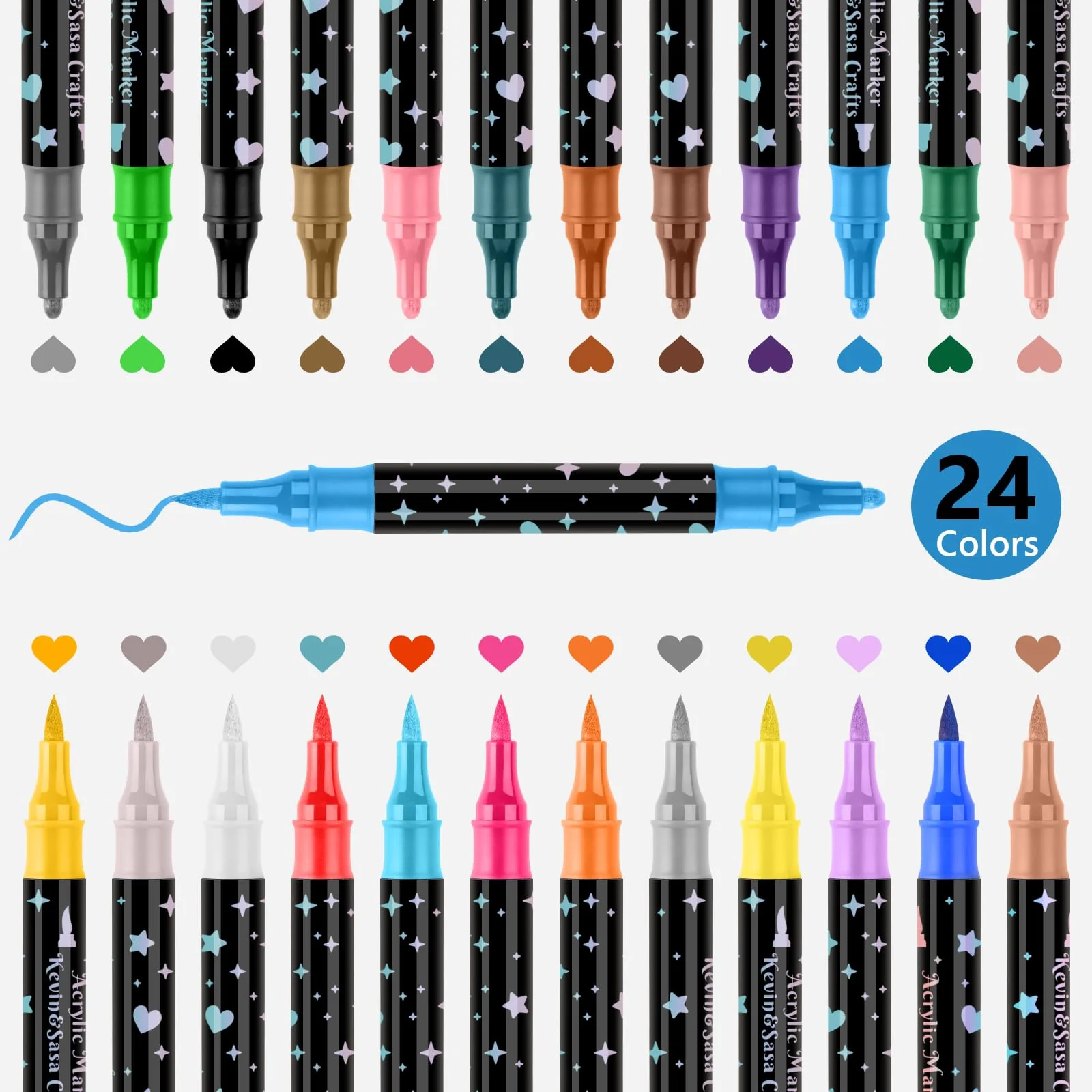 SparkArt – Glitzer-Marker mit zwei Spitzen - Image 3