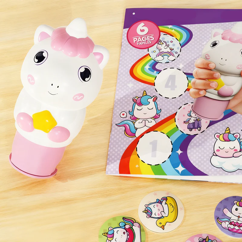 StampiKids – Kinder Cartoon Sticker & Stempel Spielzeug | 1+2 GRATIS - Image 2
