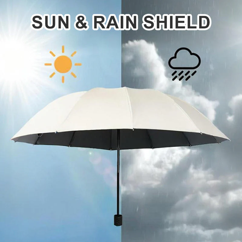 StormShield – 12-Rippen Faltbarer Winddichter Regenschirm - Image 2