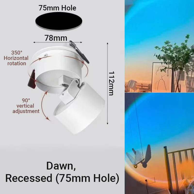 SunAura – LED-Sunset-Projektionslampe - Image 15