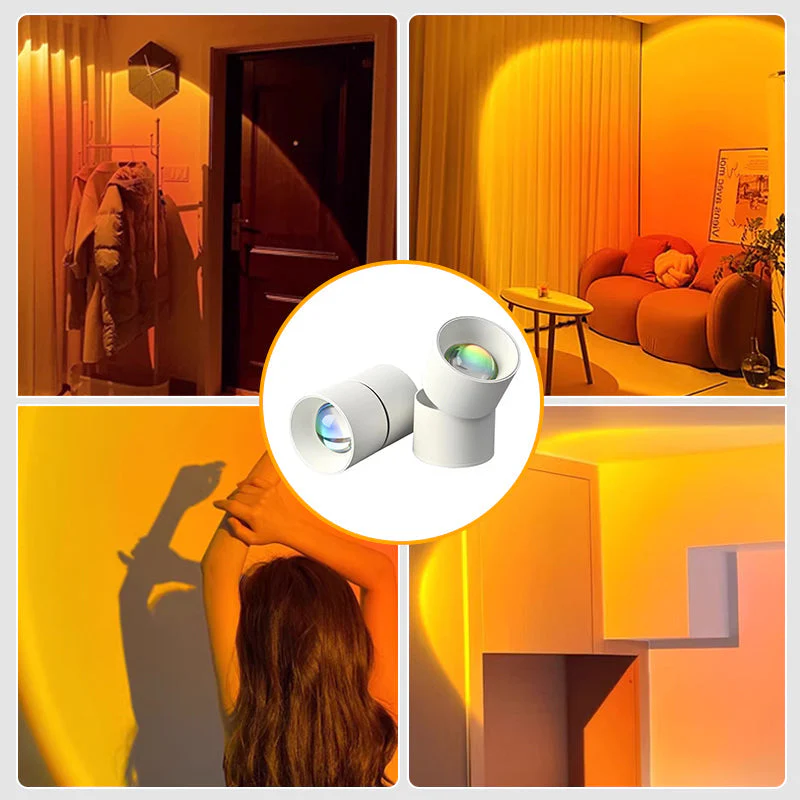 SunAura – LED-Sunset-Projektionslampe - Image 2