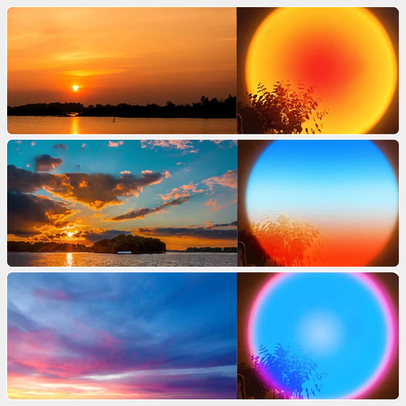 SunAura – LED-Sunset-Projektionslampe - Image 3