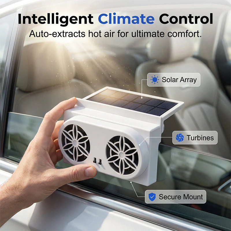SunBreeze Auto-Ventilator — Sofortige kühle Frische - Image 2