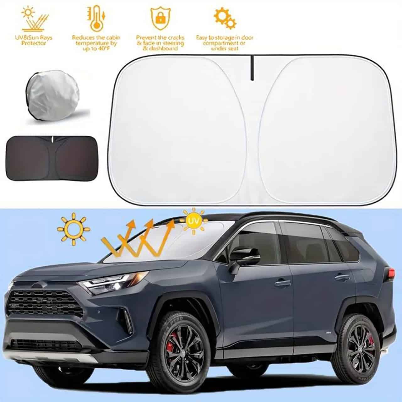 SunVisor™ Ausziehbarer Auto-Sonnenschutz Für Windschutzscheiben | 1+1 GRATIS - Image 2
