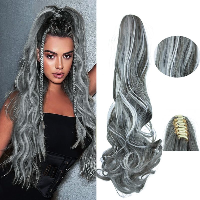 🔥Traumhaft gewellter Pferdeschwanz Haarverlängerung mit Clips - Image 4