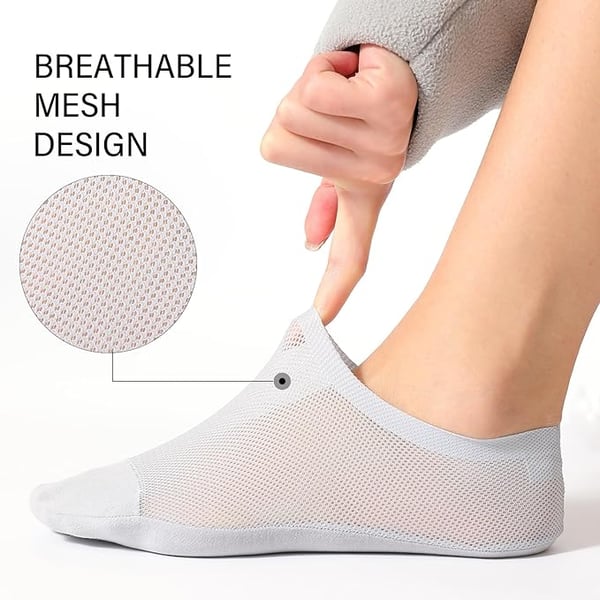🔥Ultradünne Liner-Socken, rutschfeste Füßlinge aus Nylon - Image 2
