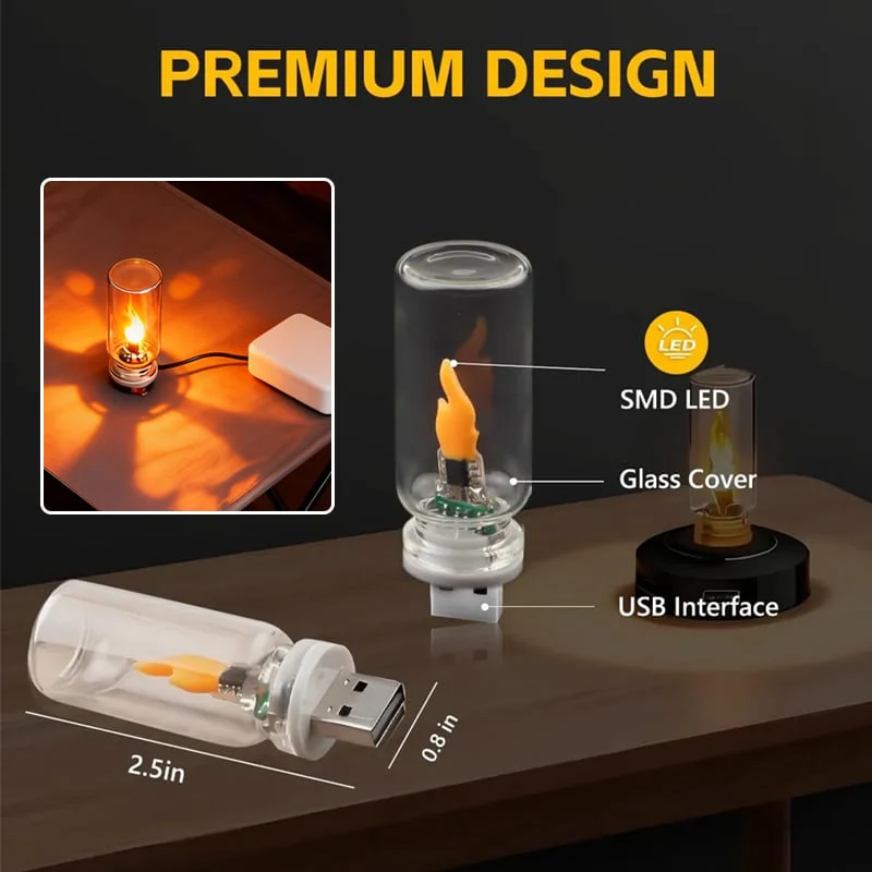 USB-Flammenlicht — Sofortige Gemütliche Stimmung - Image 8