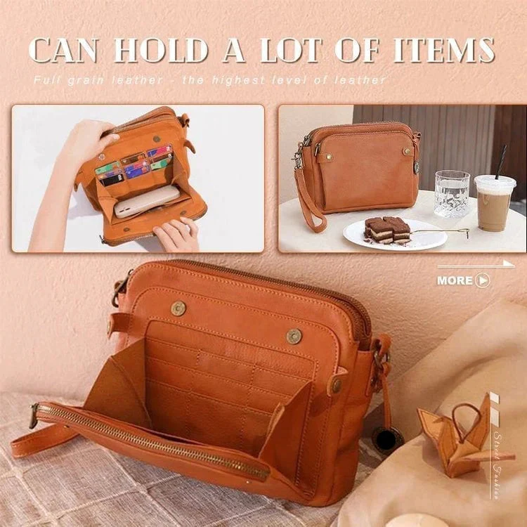 Velura – Elegante Leder Crossbody-Tasche