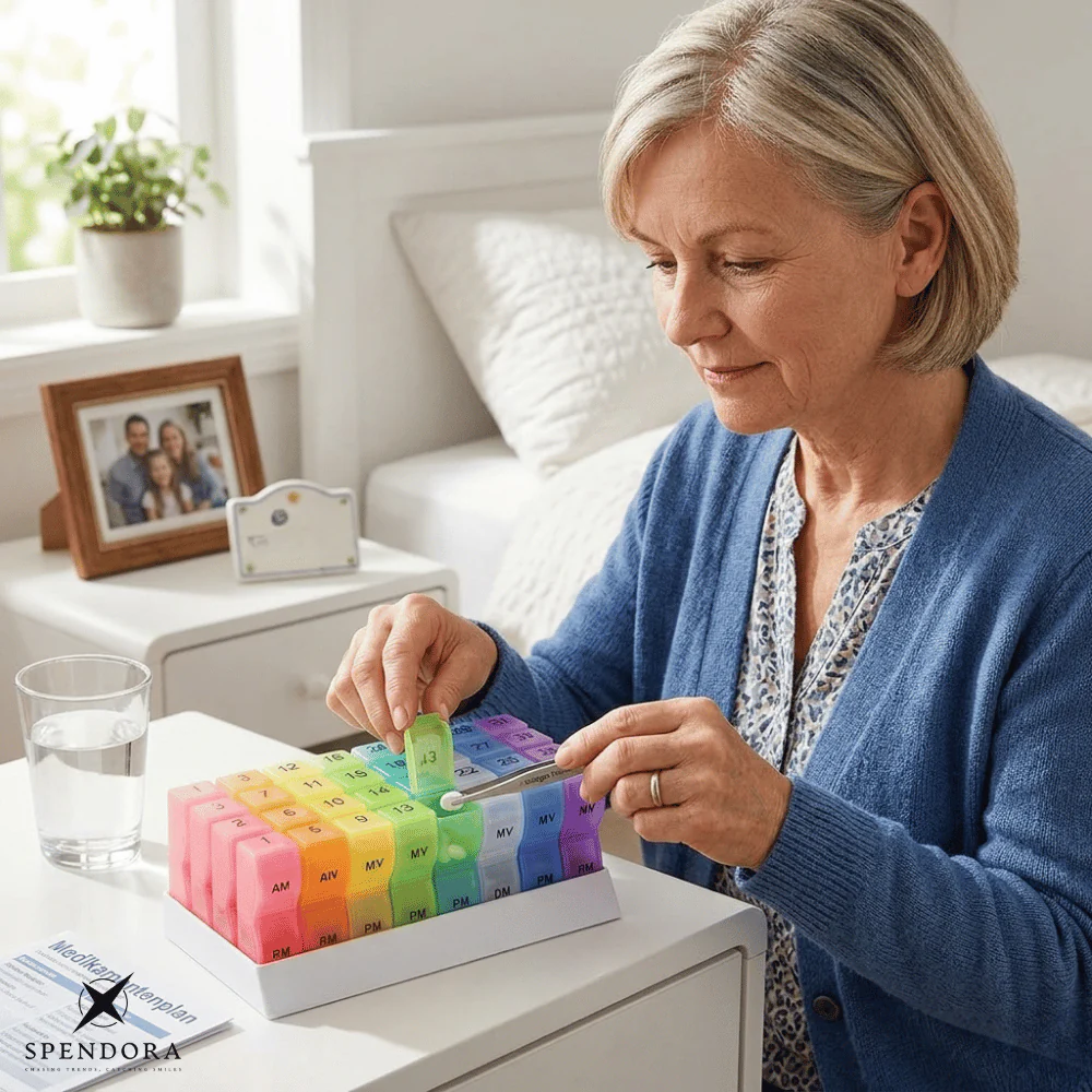 VitaTrack — 31-Tage-Pillendose | 50% RABATT