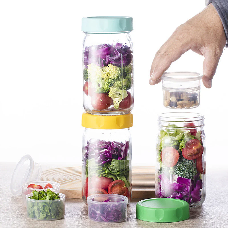 VividVessel – Frische Salatbox Glas | 2+1 GRATIS - Image 11