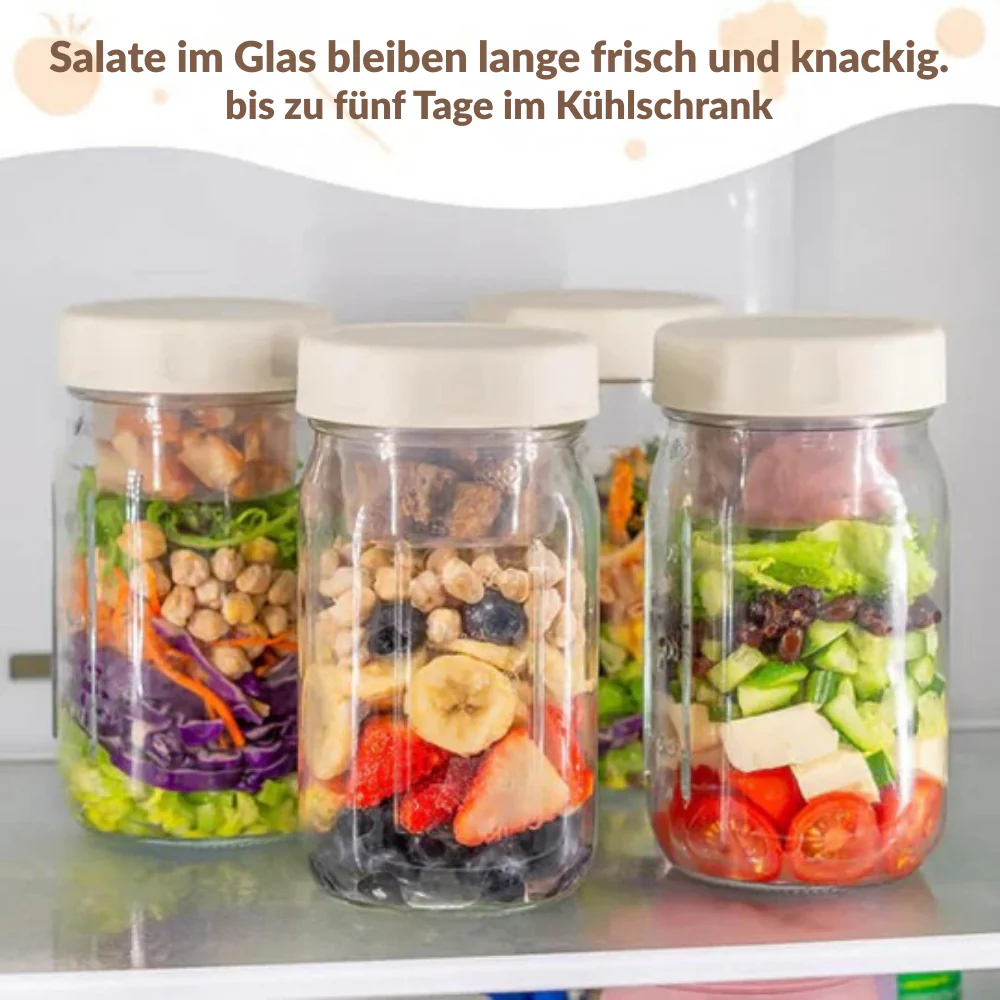 VividVessel – Frische Salatbox Glas | 2+1 GRATIS - Image 5