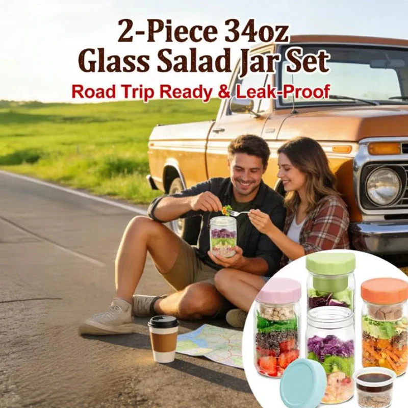 VividVessel – Frische Salatbox Glas | 2+1 GRATIS - Image 6