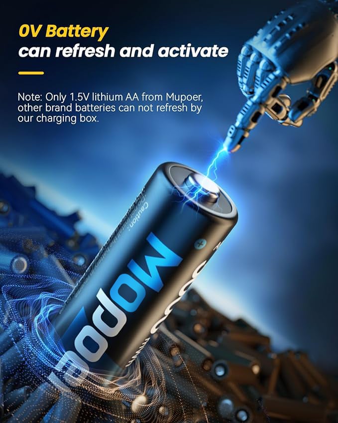 VoltMate – Lithium-Ionen-Batterie mit integriertem Ladegerät | ohne Batterien - Image 6