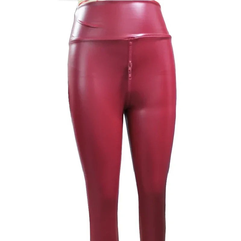 Winna™ Leder Damenhosen mit einzigartigem Reißverschluss | 50% Rabatt - Image 14