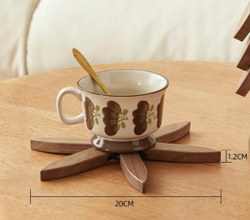 WoodJoy – Isolierte Untersetzer aus Massivholz im Weihnachtsbaum-Design - Image 5