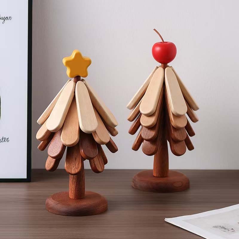 WoodTree – Holz-Untersetzer in Baumform