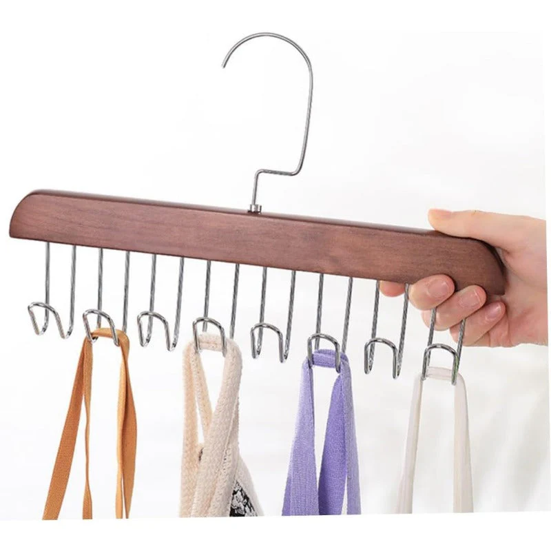 Zeitloser Holz- & Stahl-Multihakenhalter – Sofortige Bestellung, mühelose Eleganz - Image 5